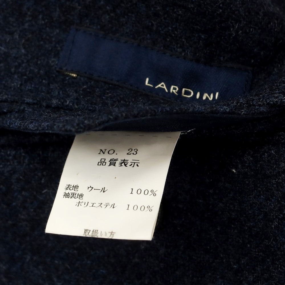 【中古】ラルディーニ LARDINI ウール 3つボタン テーラードジャケット ネイビー【サイズ表記なし（S位）】【NVY】【A/W】【状態ランクB】【メンズ】【758997】