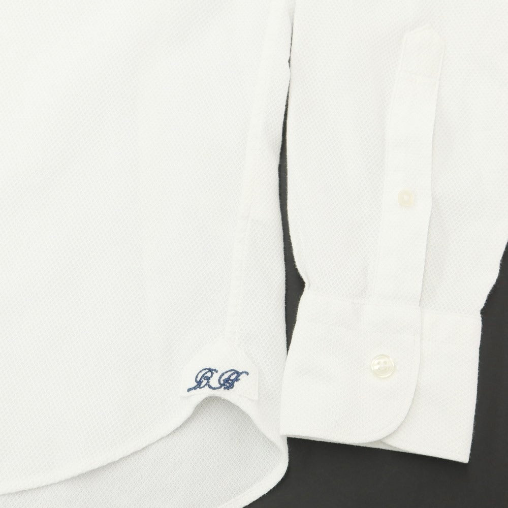 [Used] BEAMS HEART Cotton Wide Collar Dress Shirt White [M] [Condition Rank C] [Men&