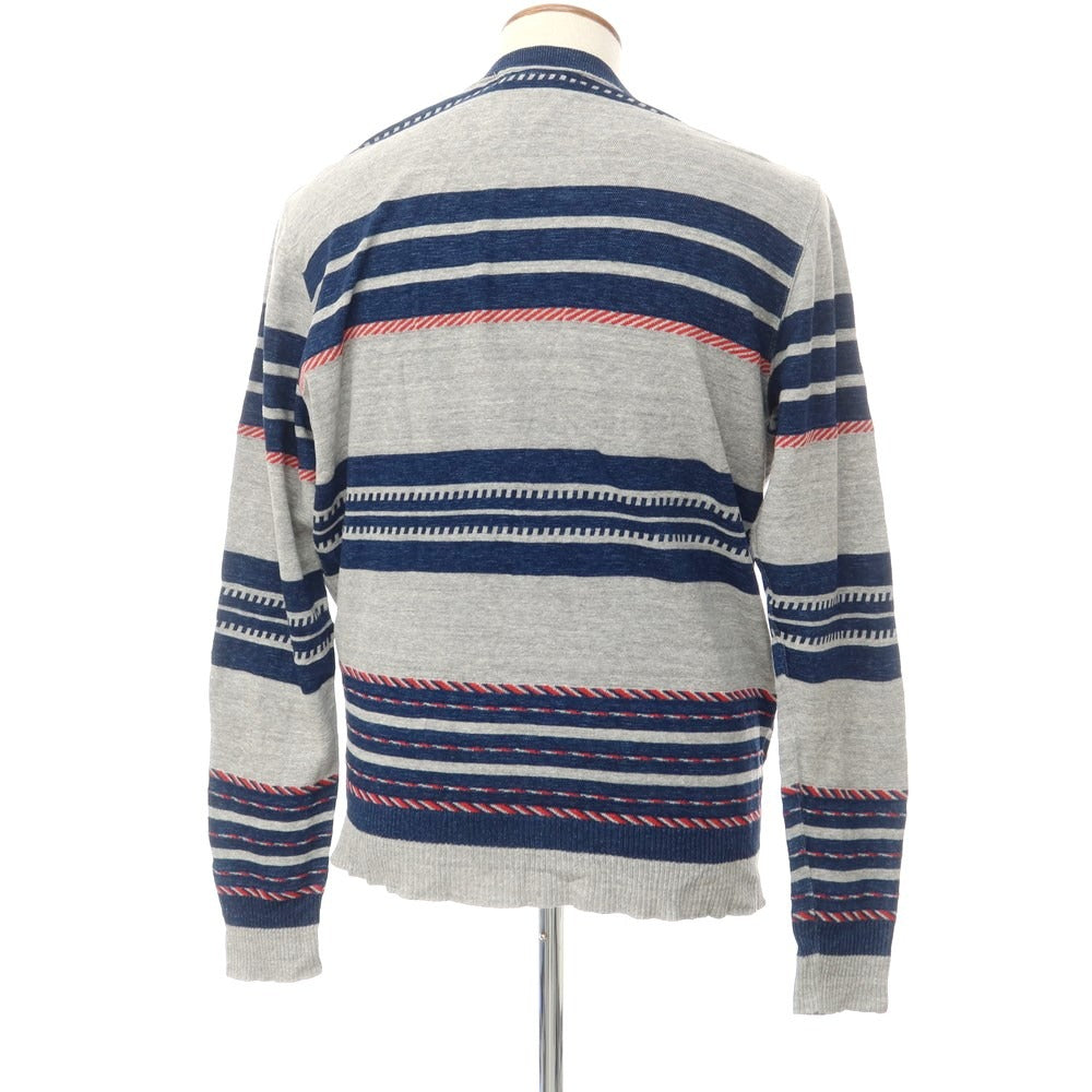 【中古】レミレリーフ REMI RELIEF コットン カーディガン グレーxネイビー【サイズM】【GRY】【S/S】【状態ランクB】【メンズ】【759488】
[BPD]