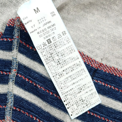 [Used] REMI RELIEF Cotton Cardigan Gray x Navy [Size M] [GRY] [S/S] [Condition Rank B] [Men&