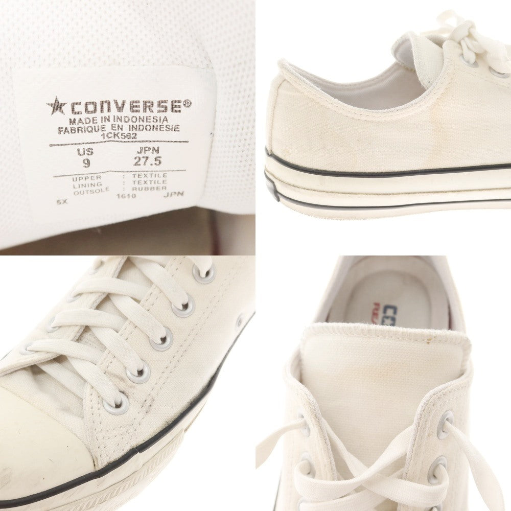 [Used] Converse All Star Canvas Sneakers White [27.5cm] [Condition Rank C] [Men&