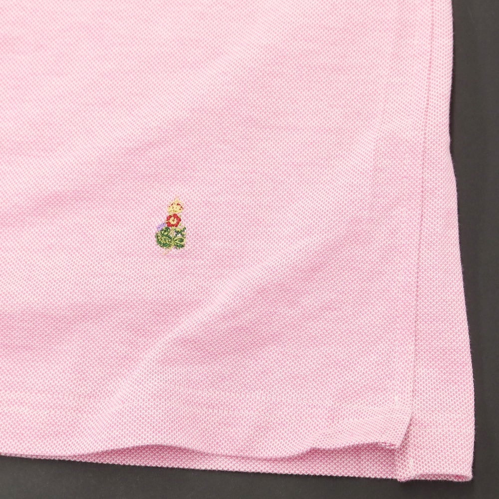 [Used] GUY ROVER Cotton Pique Button-down Short Sleeve Polo Shirt Pink [Size M] [PNK] [S/S] [Condition Rank B] [Men&