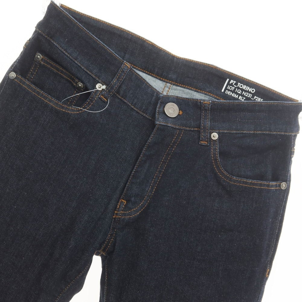 【中古】ピーティートリノ デニム PT TORINO DENIM ROCK ストレッチ ジーンズ デニムパンツ ネイビー【サイズ29】【NVY】【S/S/A/W】【状態ランクB】【メンズ】【759397】