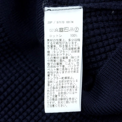 [Used] GRAN SASSO Cotton Mock Neck Pullover Knit Navy [Size 44] [NVY] [S/S] [Condition Rank B] [Men&