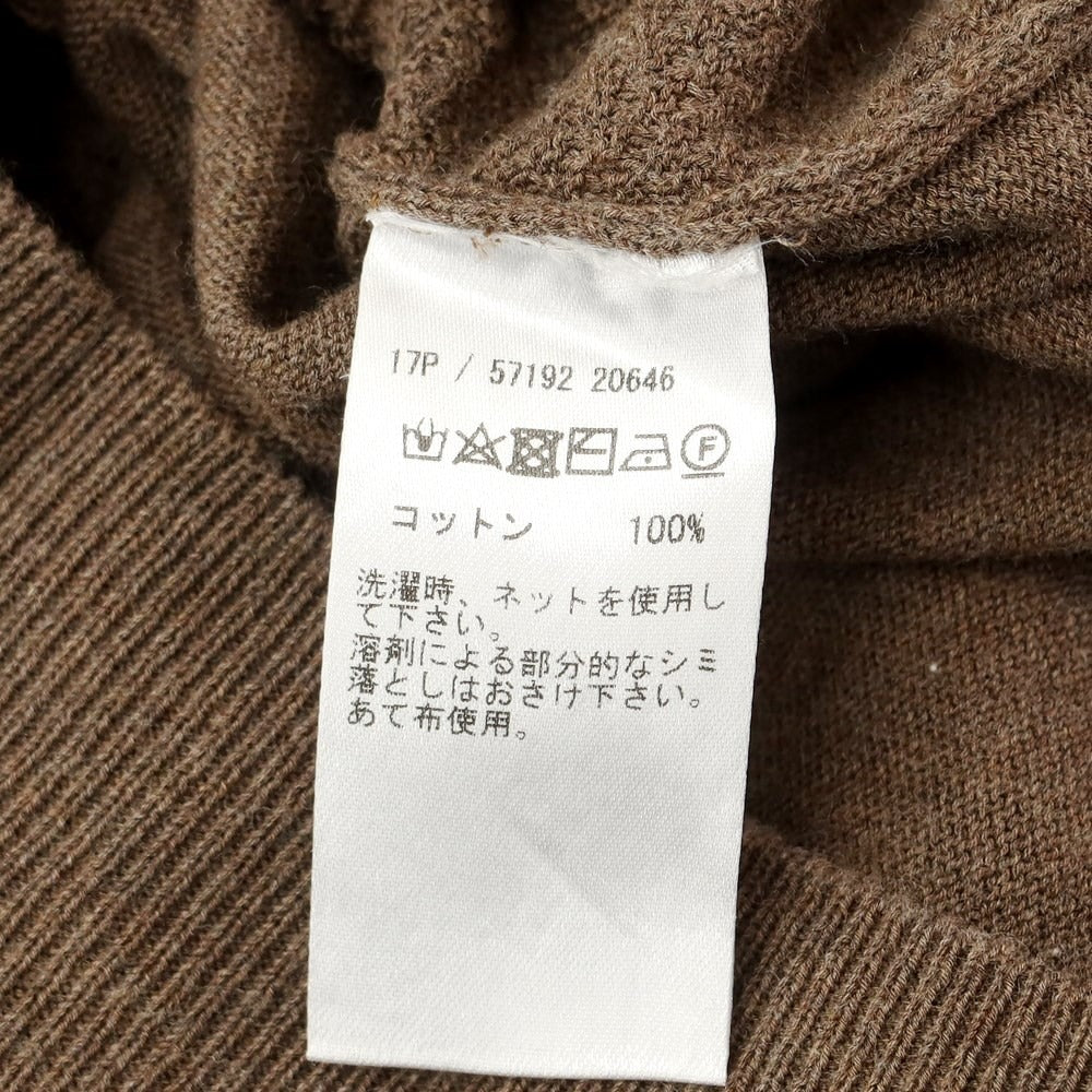 [Used] GRAN SASSO Cotton Short Sleeve Polo Knit Ash Brown [Size 42] [BRW] [S/S] [Condition Rank B] [Men&