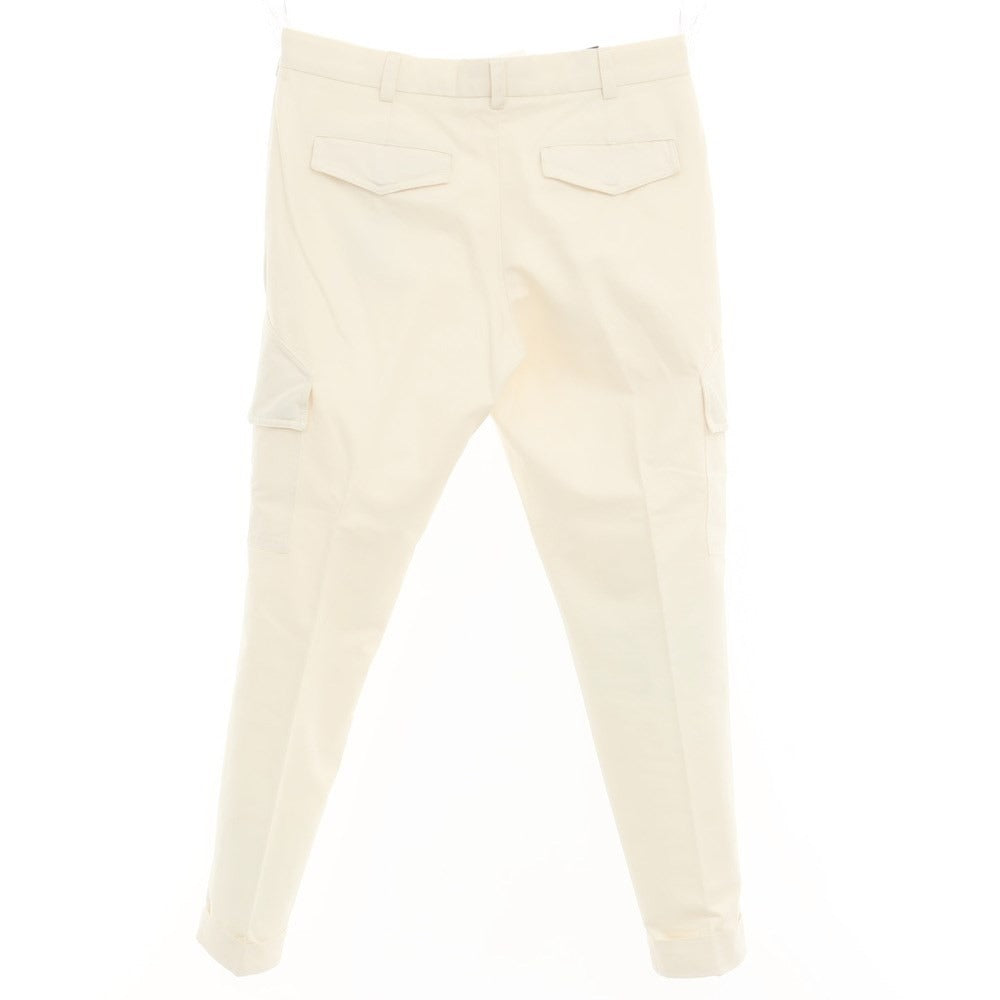 [Used] PT TORINO THE DESIGNER Cotton Casual Slacks Pants Ivory [Size 32] [WHT] [S/S] [Condition Rank B] [Men&