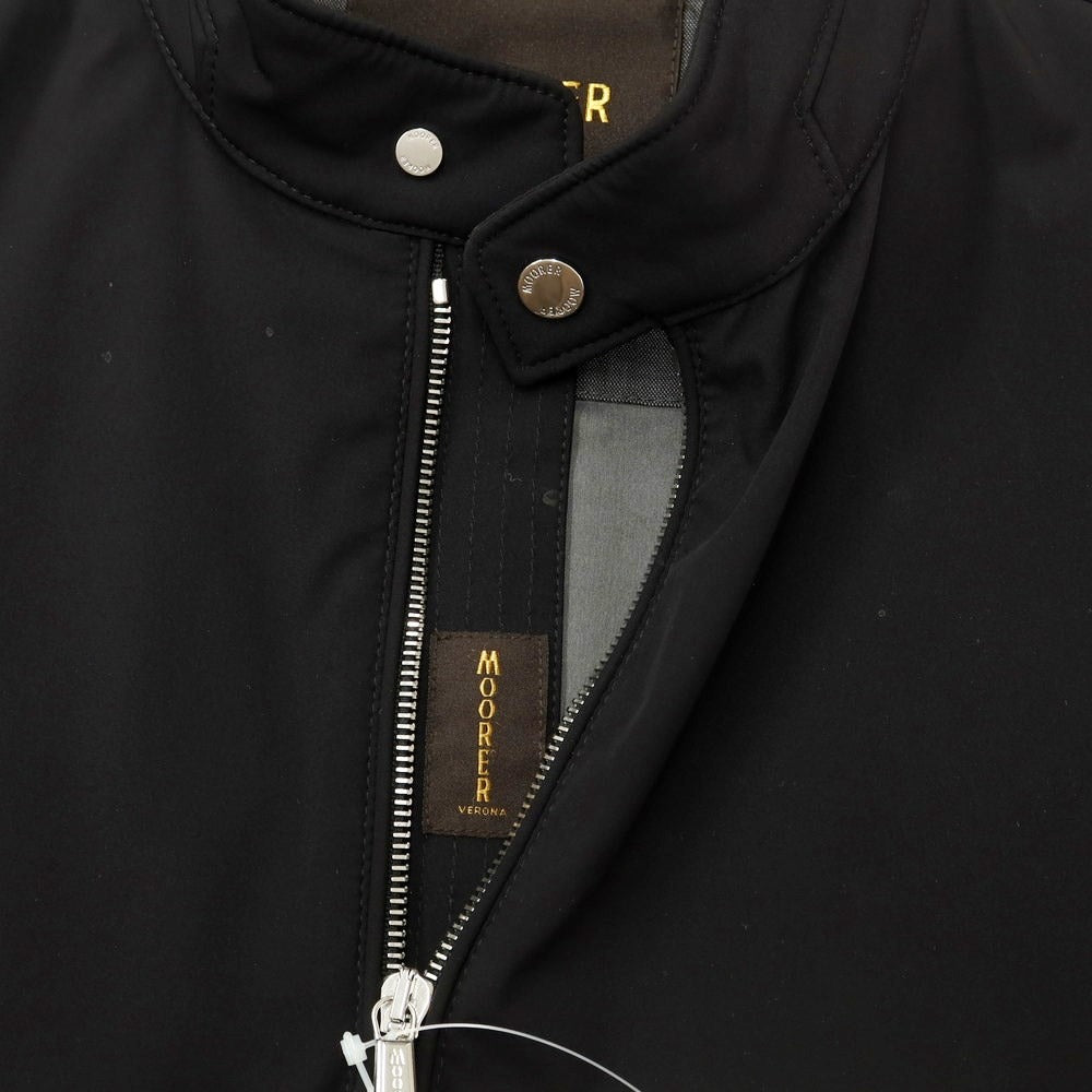 【中古】ムーレー MOORER VANGI-KN ストレッチナイロン ライダースジャケット ブラック【サイズ46】【BLK】【S/S】【状態ランクC】【メンズ】【759490】