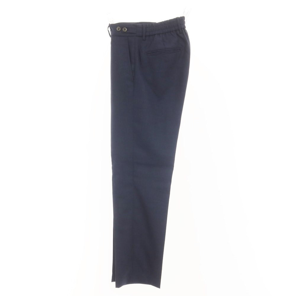 [Used] BERWICH Wool Casual Slacks Pants Navy [Size 44] [NVY] [S/S] [Condition Rank A] [Men&