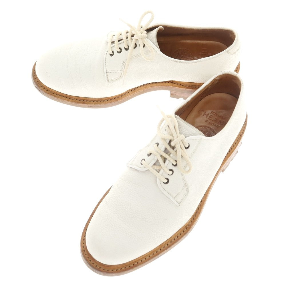 [Used] Cheaney TEIGN Embossed Leather Derby Shoes White [6] [Condition Rank B] ​​[Men&