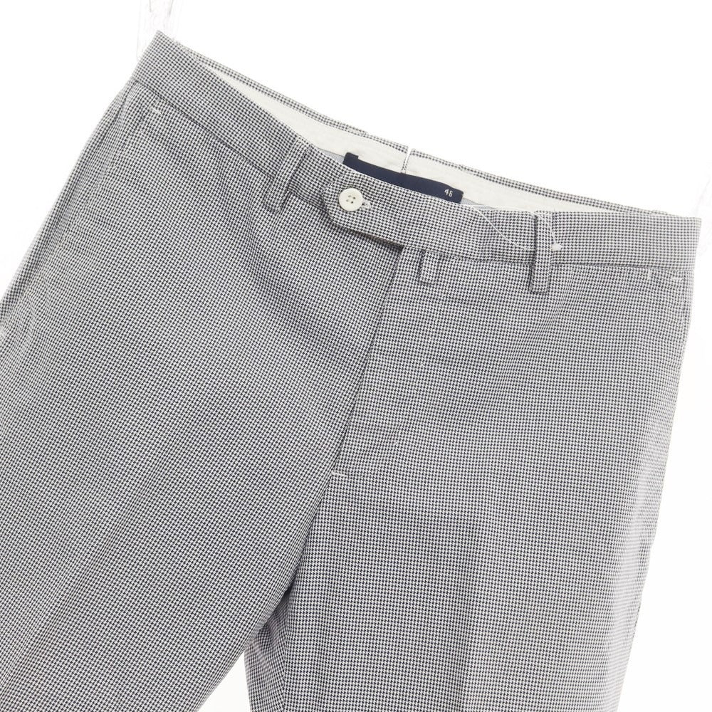 [Used] INCOTEX Cotton Houndstooth Casual Slacks Pants Navy x White [Size 46] [NVY] [S/S] [Condition Rank C] [Men&
