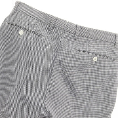 [Used] INCOTEX Cotton Houndstooth Casual Slacks Pants Navy x White [Size 46] [NVY] [S/S] [Condition Rank C] [Men&