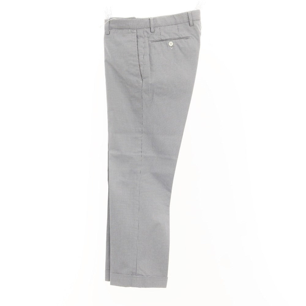 [Used] INCOTEX Cotton Houndstooth Casual Slacks Pants Navy x White [Size 46] [NVY] [S/S] [Condition Rank C] [Men&