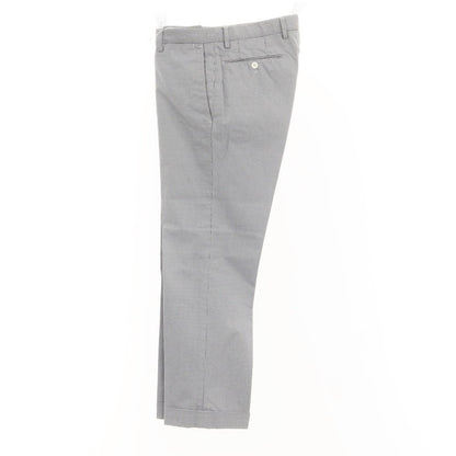 [Used] INCOTEX Cotton Houndstooth Casual Slacks Pants Navy x White [Size 46] [NVY] [S/S] [Condition Rank C] [Men&