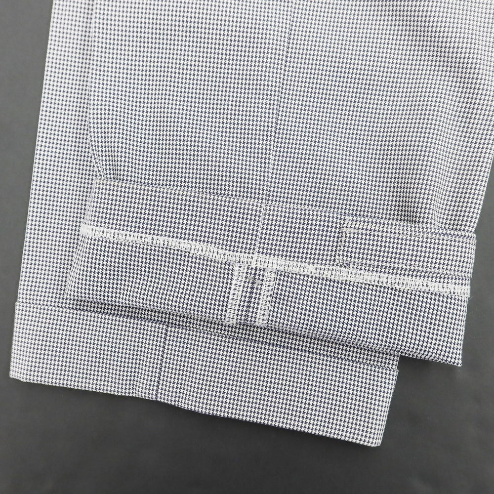 [Used] INCOTEX Cotton Houndstooth Casual Slacks Pants Navy x White [Size 46] [NVY] [S/S] [Condition Rank C] [Men&