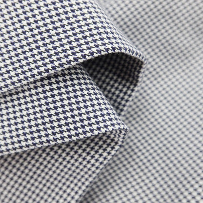 [Used] INCOTEX Cotton Houndstooth Casual Slacks Pants Navy x White [Size 46] [NVY] [S/S] [Condition Rank C] [Men&