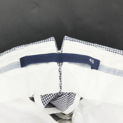 [Used] INCOTEX Cotton Houndstooth Casual Slacks Pants Navy x White [Size 46] [NVY] [S/S] [Condition Rank C] [Men&