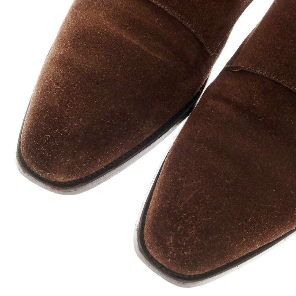 [Used] Sanyo Yamacho Sanyo Yamacho Suede V-neck Dress Shoes Brown [7 1/2] [Condition Rank C] [Men&