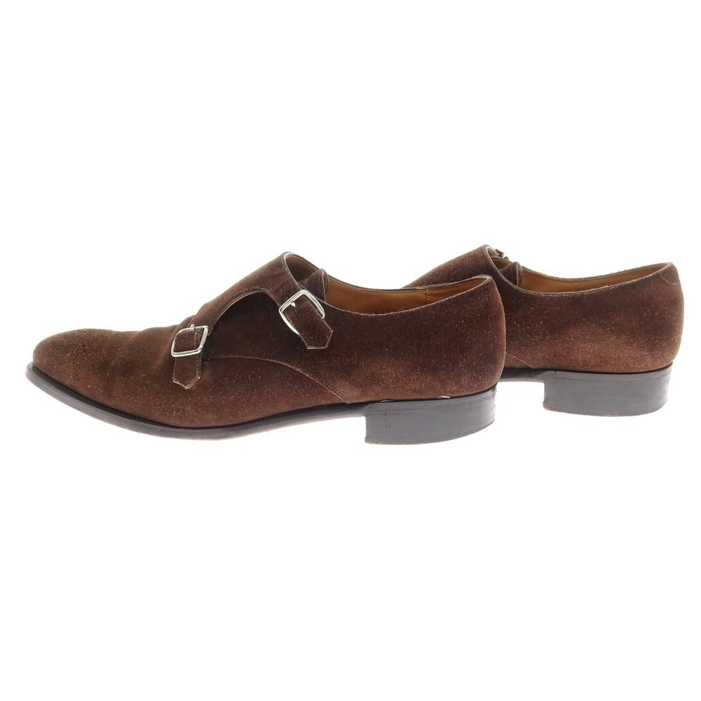 [Used] Sanyo Yamacho Sanyo Yamacho Suede V-neck Dress Shoes Brown [7 1/2] [Condition Rank C] [Men&