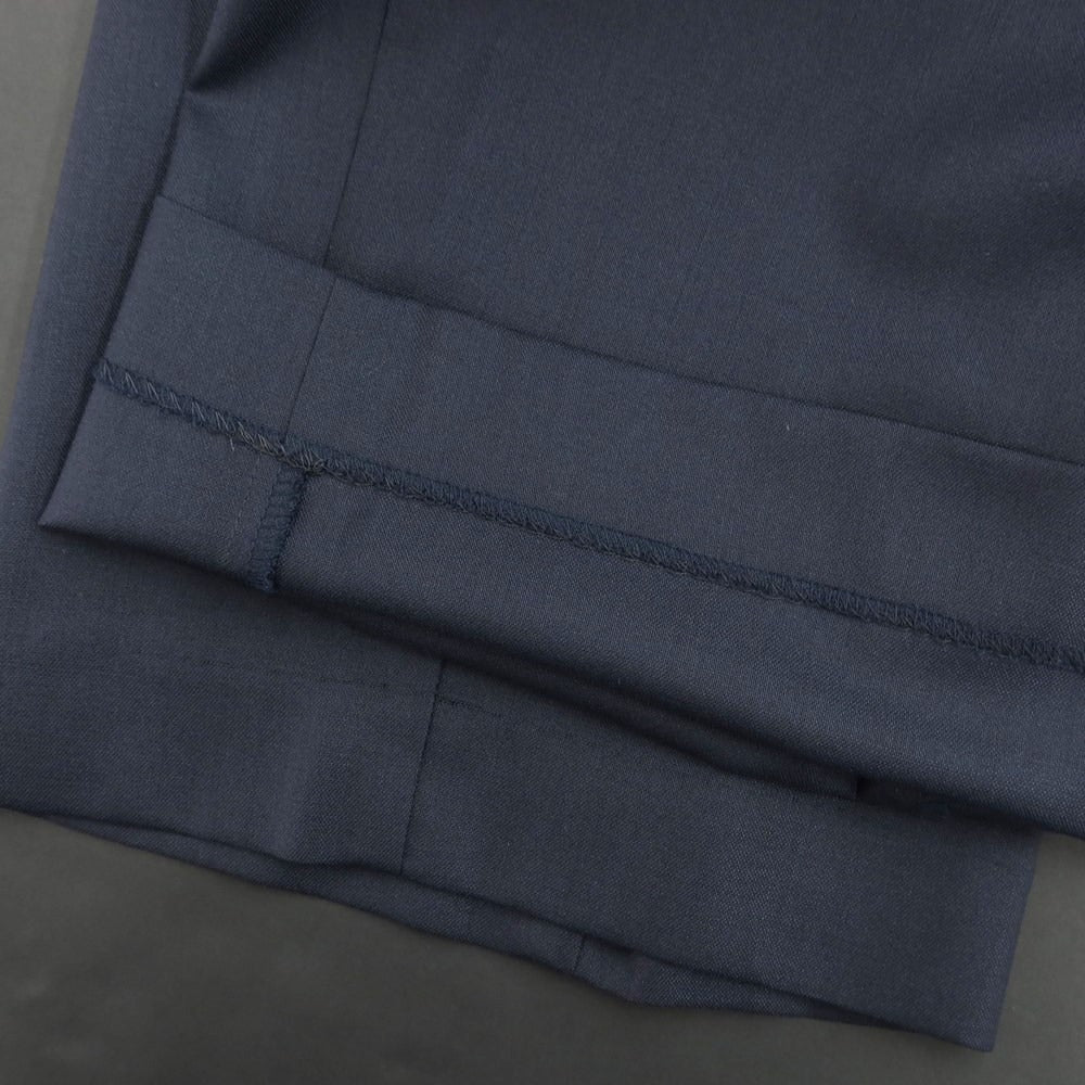 [Used] KIIT Wool Silk Wide Dress Slacks Pants Dark Navy [Size 2] [NVY] [S/S] [Condition Rank B] [Men&