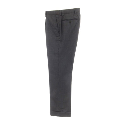 [Used] Cantarelli Wool Pinstripe 3-Button Suit, Gray x White [Size 44 7R] [GRY] [A/W] [Condition Rank D] [Men&