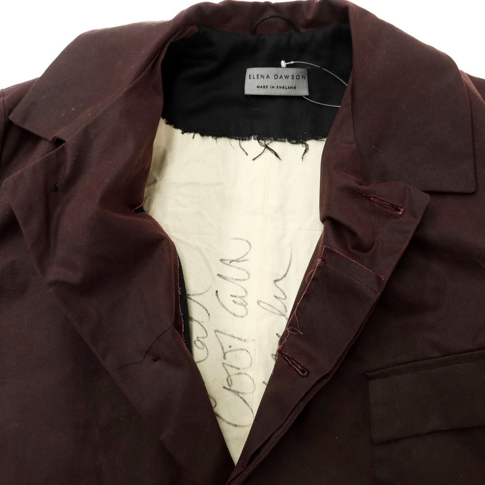 [Used] ELENA DAWSON Oiled cotton trench coat Purple [No size indicated (M size)] [Condition rank A] [Unisex]
 [APD]