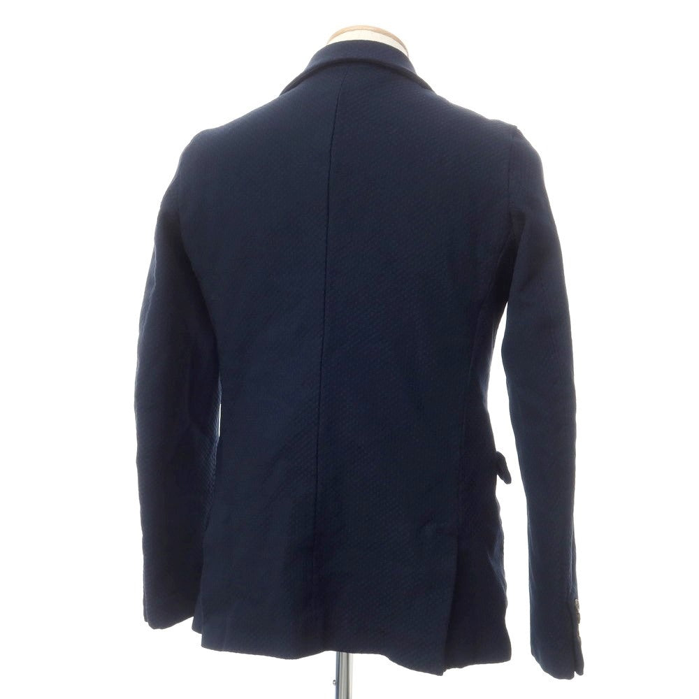 [Used] COMME des GARCONS HOMME DEUX 2022 Autumn/Winter Wrinkled Jacket Dark Navy [S] [Condition Rank A] [Men&