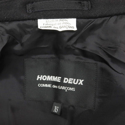 【中古】コムデギャルソン オムドゥ COMME des GARCONS HOMME DEUX 2022年秋冬 ウールナイロン チェスターフィールドコート ブラック【サイズXS】【BLK】【A/W】【状態ランクA】【メンズ】
[CPD]