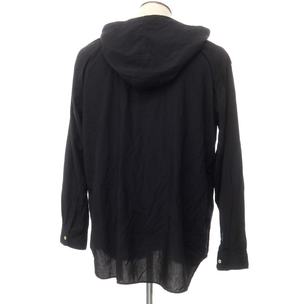 [Used] COMME des GARCONS HOMME DEUX 2023 Fall/Winter Pullover Hooded Casual Shirt Black [XL] [Condition Rank A] [Men&