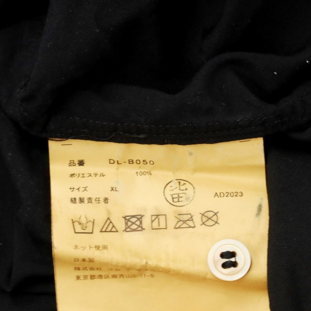 [Used] COMME des GARCONS HOMME DEUX 2023 Fall/Winter Pullover Hooded Casual Shirt Black [XL] [Condition Rank A] [Men&