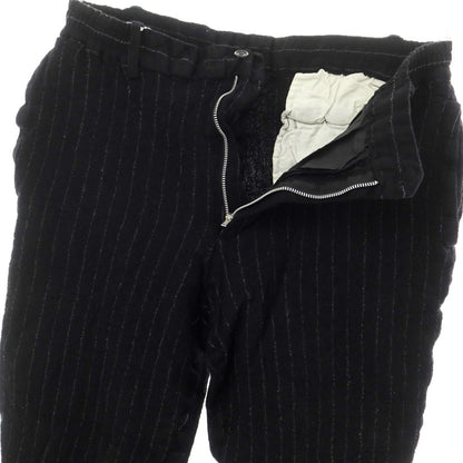 【中古】コムデギャルソン オムドゥ COMME des GARCONS HOMME DEUX 2023年秋冬 ウール ストライプ カジュアルスラックスパンツ ブラック【 XS 】【 状態ランクA 】【 メンズ 】
[DPD]