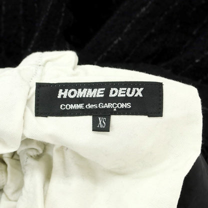 【中古】コムデギャルソン オムドゥ COMME des GARCONS HOMME DEUX 2023年秋冬 ウール ストライプ カジュアルスラックスパンツ ブラック【 XS 】【 状態ランクA 】【 メンズ 】
[DPD]