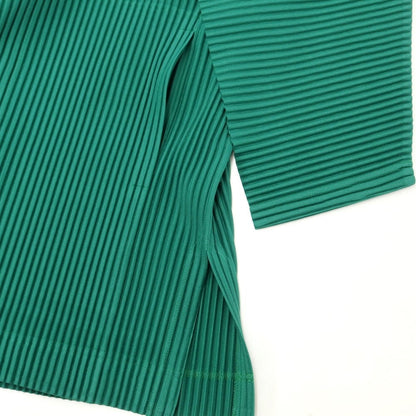 [Used] Homme Plisse Issey Miyake 2023 Fall/Winter Pleated Jacket Green [No size indicated (L)] [Condition Rank A] [Men&