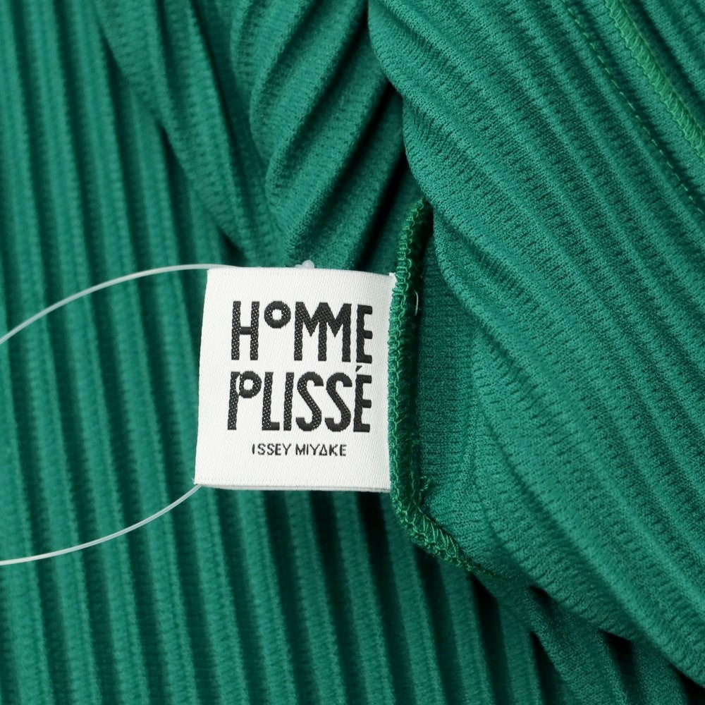 [Used] Homme Plisse Issey Miyake 2023 Fall/Winter Pleated Jacket Green [No size indicated (L)] [Condition Rank A] [Men&