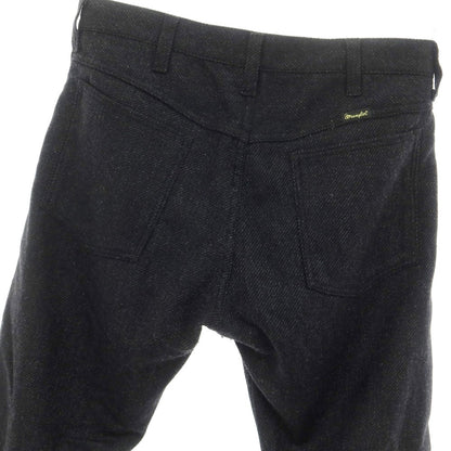 【中古】ラングラー Wrangler BEAMS別注 ウールポリエステル 5ポケットパンツ ブラックxダークグレー【 31 】【 状態ランクB 】【 メンズ 】