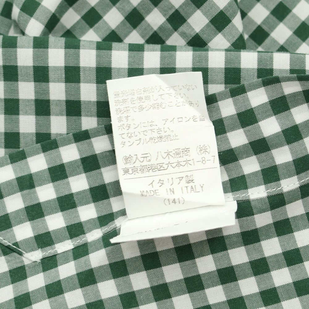 [Used] ORIAN Cotton Button-down Casual Shirt
 Green x White [Size 39] [GRN] [S/S/A/W] [Condition Rank B] ​​[Men&