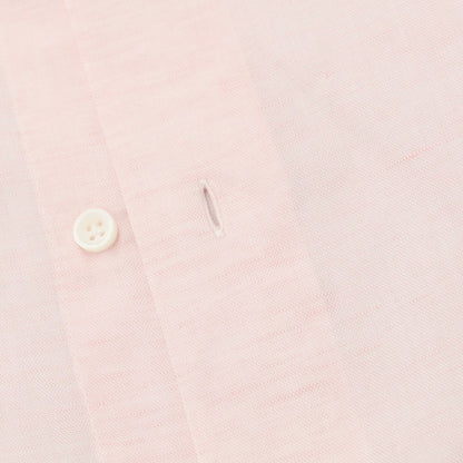 [Used] UNIVERSAL LANGUAGE Cotton Linen Button-down Casual Shirt Light Pink [M] [Condition Rank B] [Men&