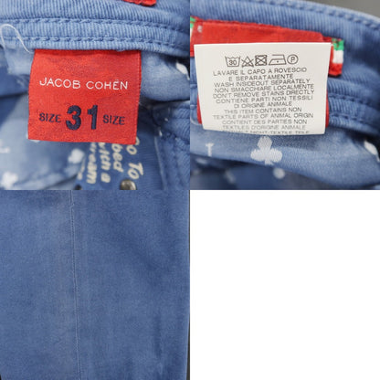 【中古】ヤコブコーエン JACOB COHEN J622 ストレッチコットン 5ポケットパンツ ブルー【 31 】【 状態ランクC 】【 メンズ 】