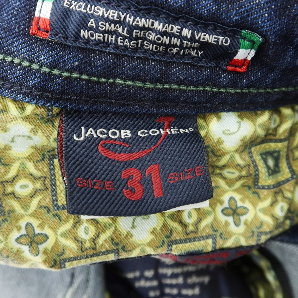 【中古】ヤコブコーエン JACOB COHEN J688 ストレッチ デニムパンツ ジーンズ  ネイビー【 31 】【 状態ランクB 】【 メンズ 】
[APD]