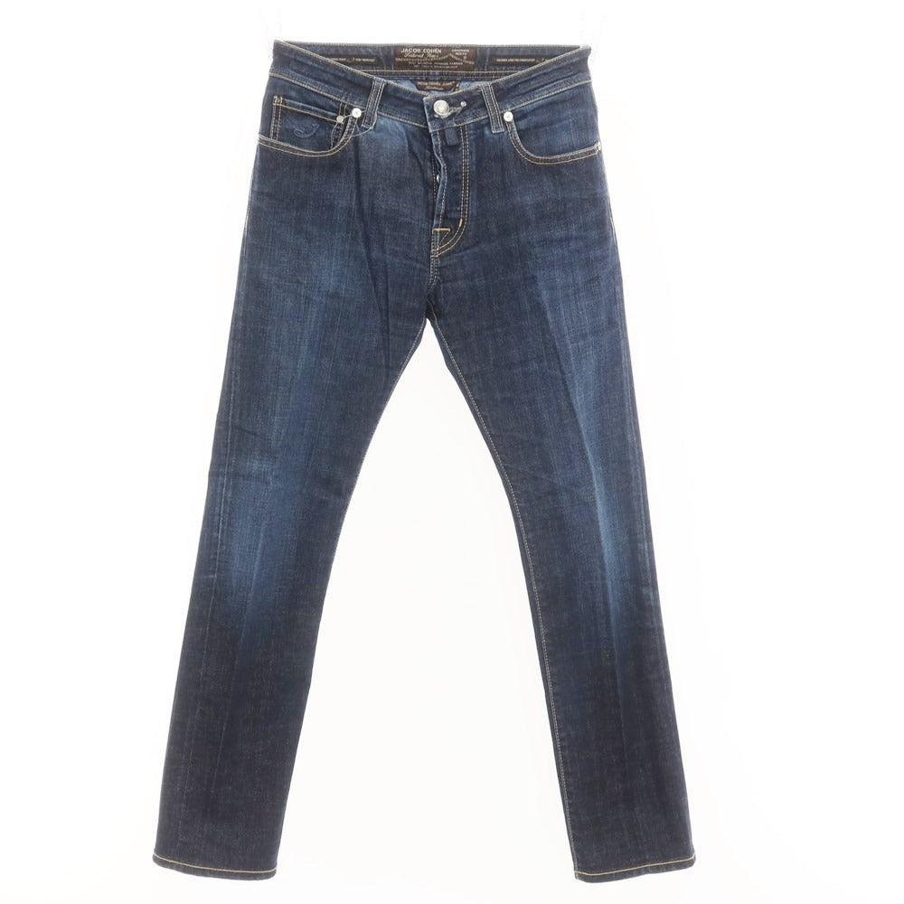 [Used] JACOB COHEN J688 Stretch Cotton Denim Pants Jeans Navy [31] [Condition Rank C] [Men&