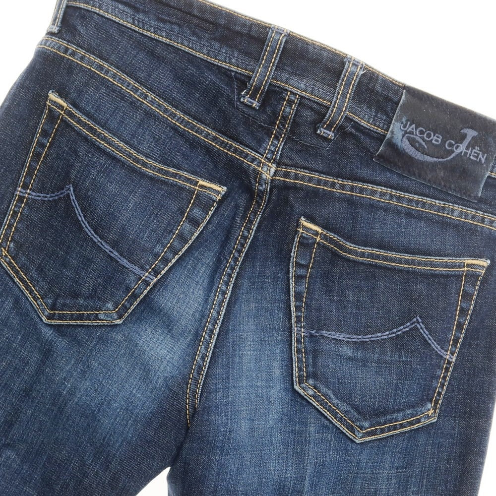 [Used] JACOB COHEN J688 Stretch Cotton Denim Pants Jeans Navy [31] [Condition Rank C] [Men&