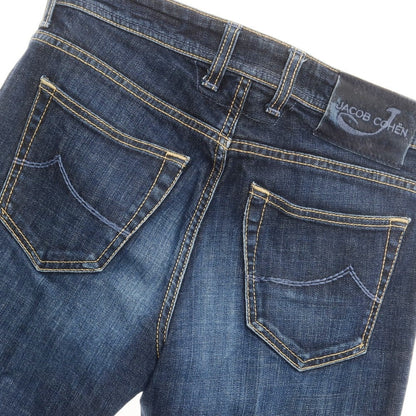 [Used] JACOB COHEN J688 Stretch Cotton Denim Pants Jeans Navy [31] [Condition Rank C] [Men&