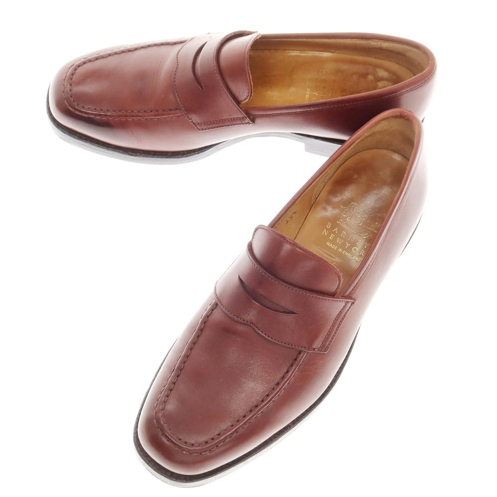 [Used] Crockett &amp;amp; Jones CROCKETT &amp;amp; JONES Barneys New York special order READING coin loafer red brown [7E] [Condition rank C] [Men&