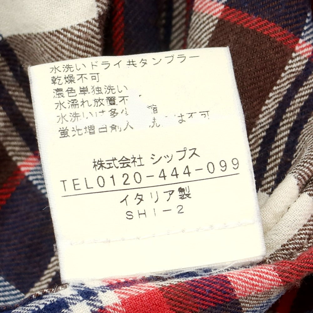 【中古】ギローバー GUY ROVER SHIPS別注 コットン ボタンダウン カジュアルシャツ ブラウンxホワイト【 M 】【 状態ランクC 】【 メンズ 】
[APD]