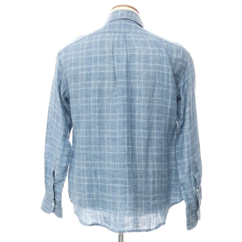 [Used] GUY ROVER Cotton Button-down Casual Shirt Grayish Blue [39] [Condition Rank C] [Men&