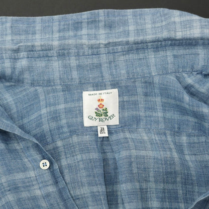 [Used] GUY ROVER Cotton Button-down Casual Shirt Grayish Blue [39] [Condition Rank C] [Men&