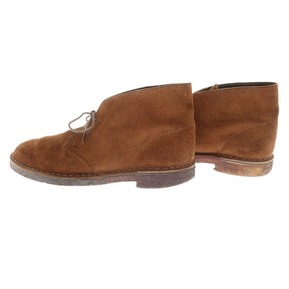 [Used] Clarks Suede Desert Boots Brown [Labeling has disappeared (UK 7.5)] [Condition Rank C] [Men&