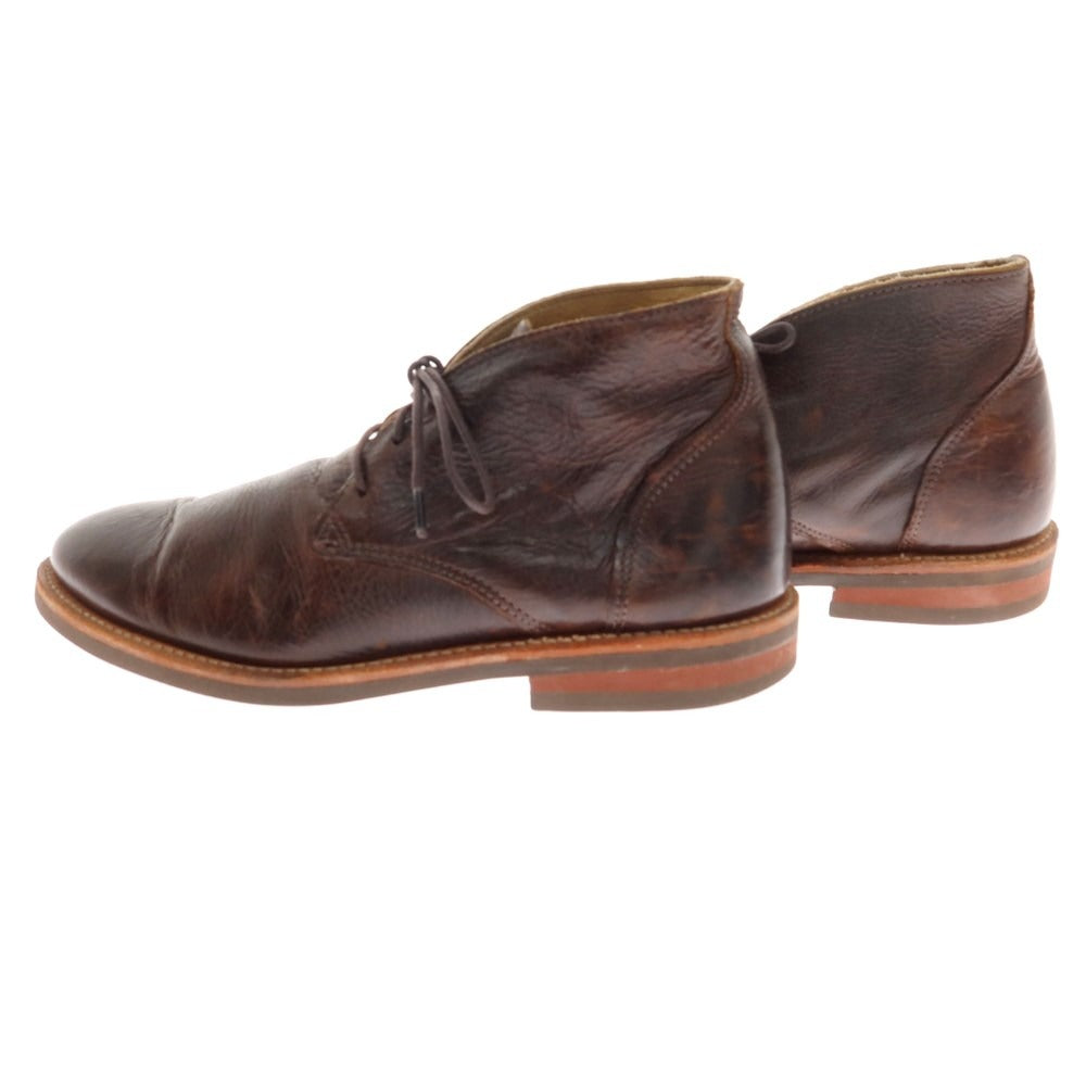 [Used] WALK OVER Oiled Leather Chukka Boots Dark Brown [US 8] [Condition Rank C] [Men&