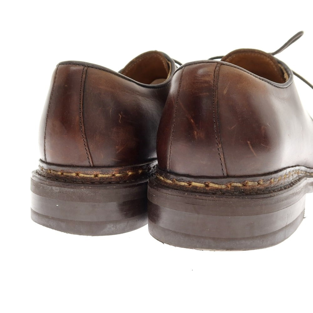 [Used] Berwick Norwegian-made oiled leather derby shoes, brown [6 1/2] [Condition: C] [Men&