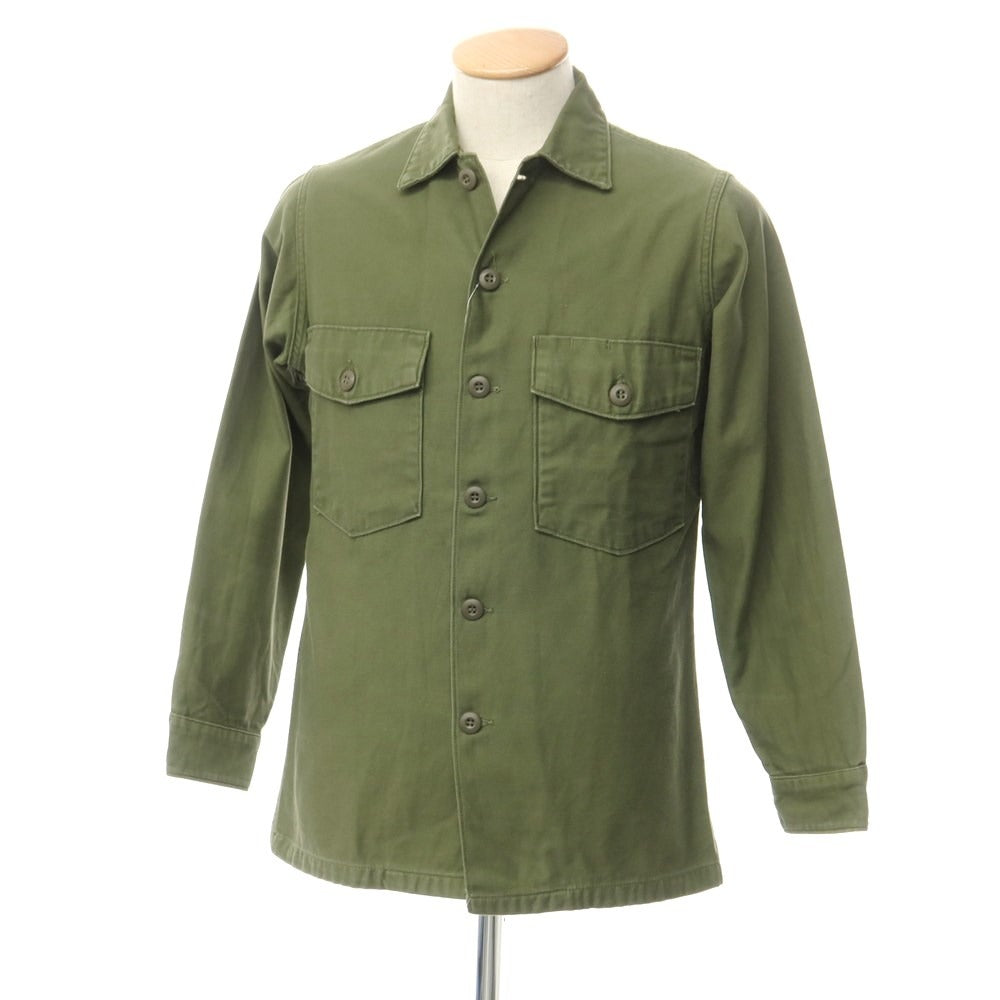 [Used] MILITARY Casual Shirt Khaki [14 1/2] [Condition Rank C] [Men&