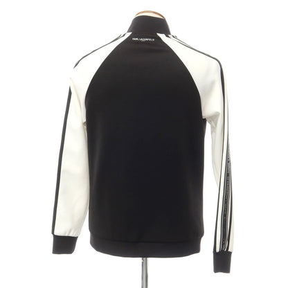 [Used] KARL LAGERFELD Polyester Zip-up Jersey Black x White [Size M] [BLK] [S/S/A/W] [Condition Rank A] [Men&